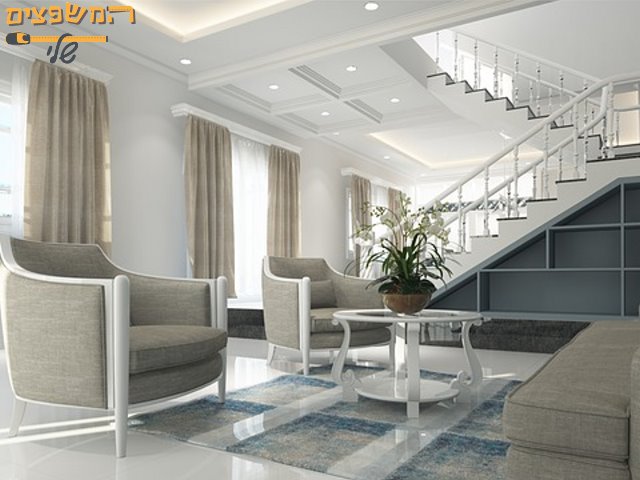 שיפוץ המבואות בבית כולל חלל המדרגות כחלק משיפוץ כלל הבית