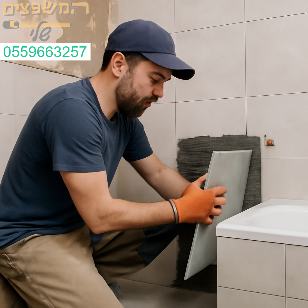 שיפוץ חדר אמבטיה ברמה הגבוהה ביותר במודיעין – איכות, דיוק וגימור מושלם! 🛠️✨
