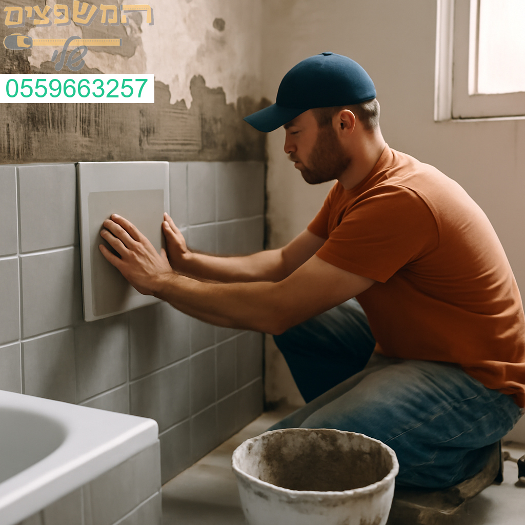 שיפוץ חדר אמבטיה ברמה הגבוהה ביותר – מקצוענות, דיוק וגימור מושלם בלב תל אביב.