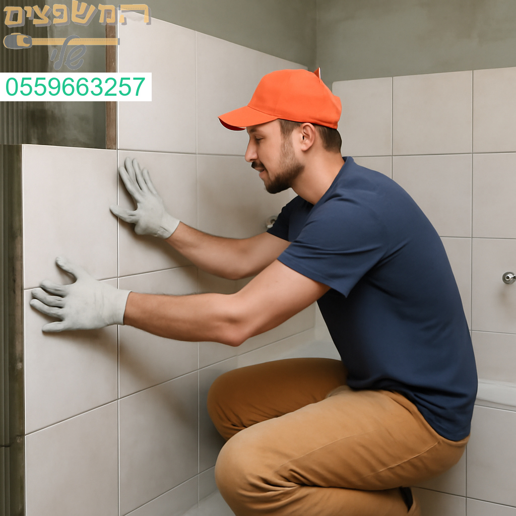 שיפוץ יוקרתי ומוקפד של חדר אמבטיה ברמת גן — איכות, דיוק וגימור מושלם! 🛁✨