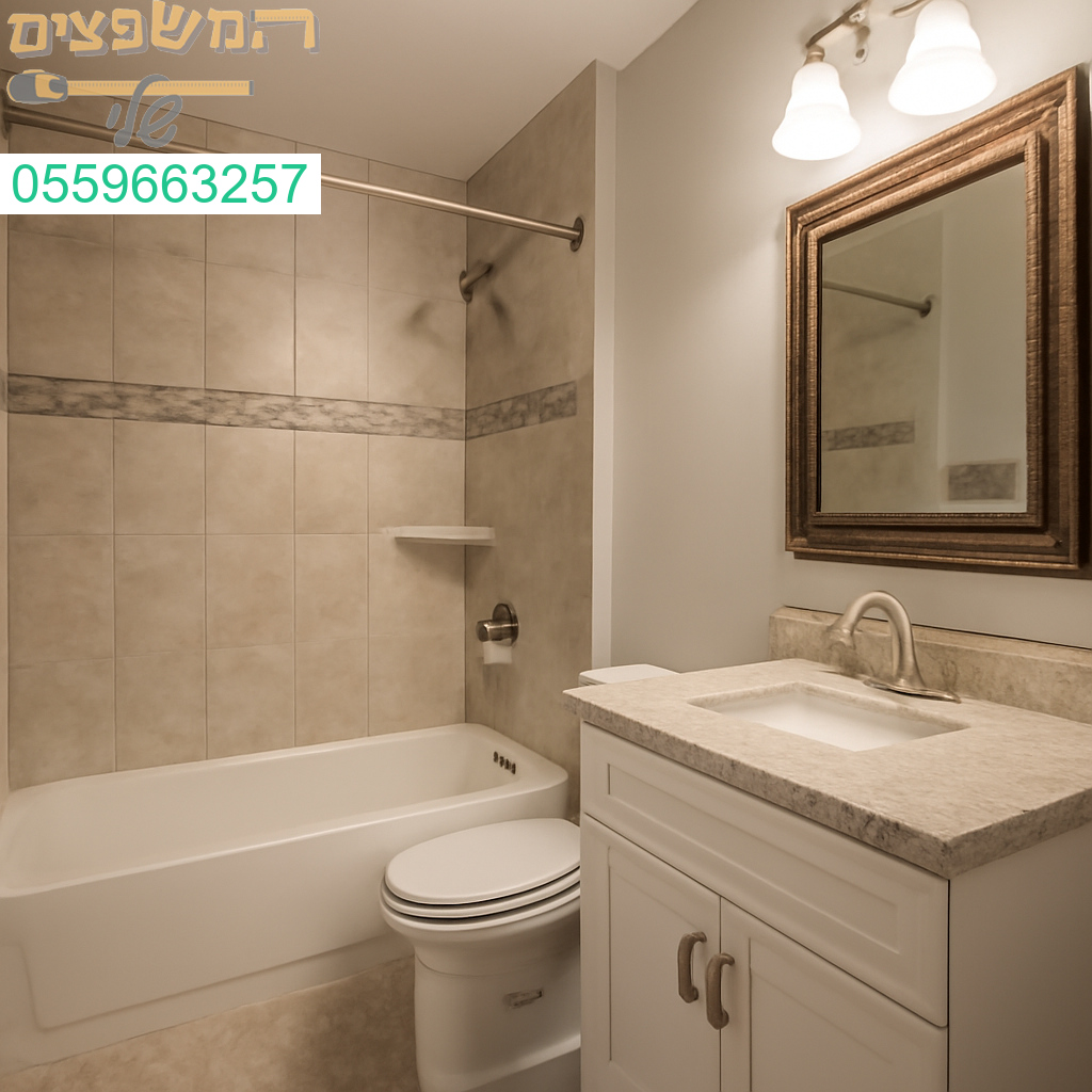 עיצוב אלגנטי ושיפוץ איכותי שמשדרגים כל חדר רחצה לרמה גבוהה של יוקרה ונוחות