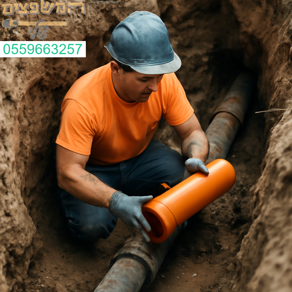 החלפת צינור ביוב 4 צול בדיוק מקצועי ובסטנדרט הגבוה ביותר