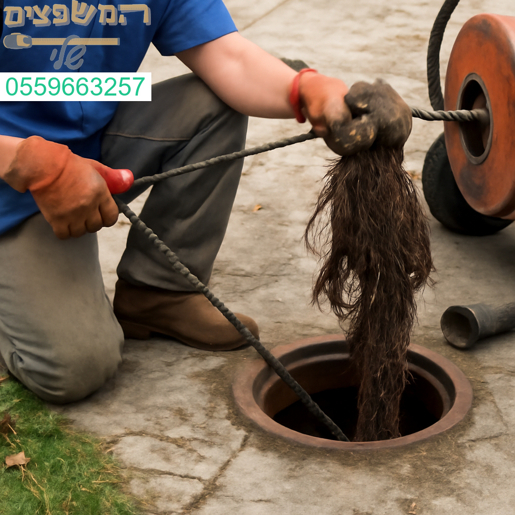 פתיחת סתימה מקצועית עם ציוד מתקדם להסרת שורשים מהביוב ביעילות מרבית
