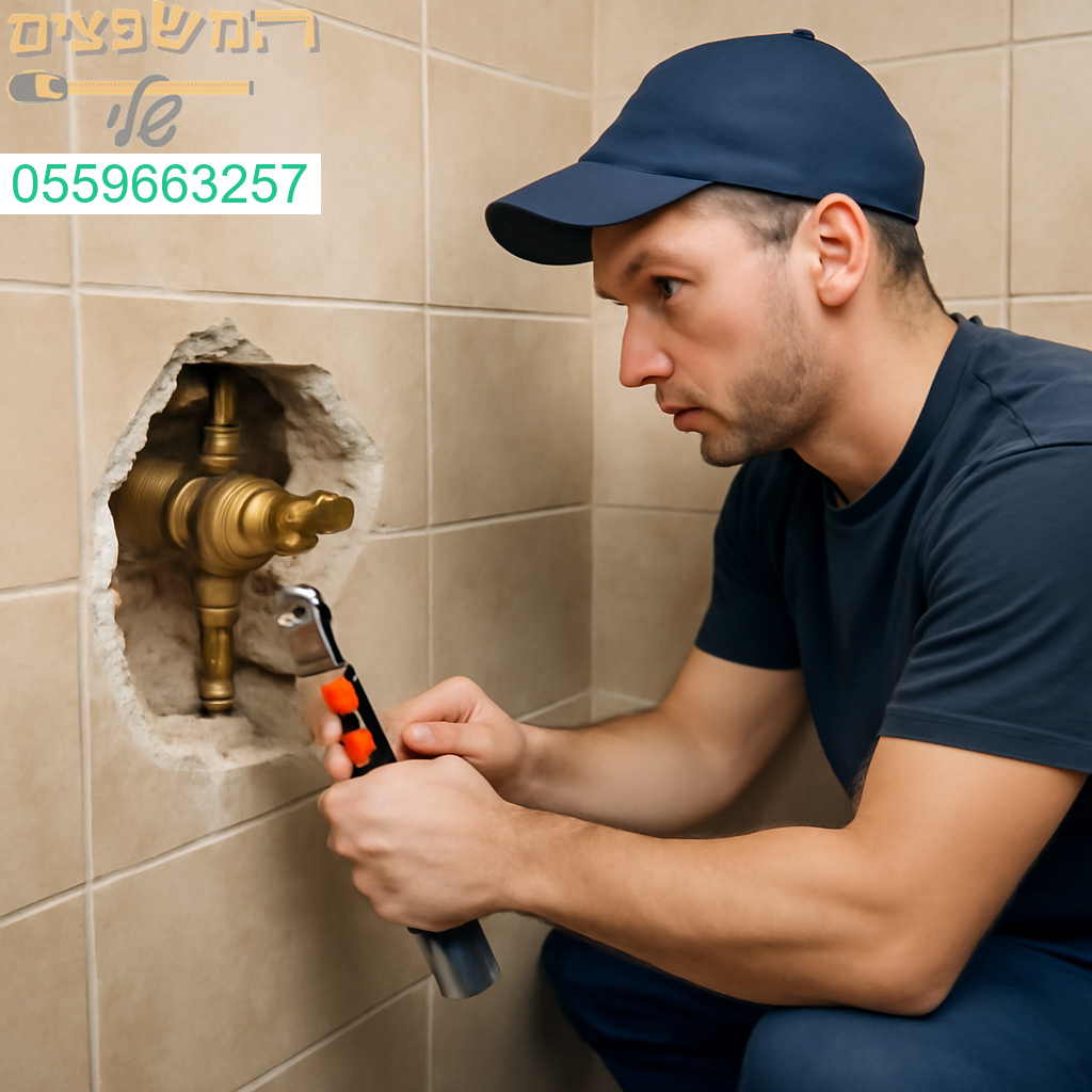 תיקון מקצועי של נזילה באינטרפוץ עם דיוק גבוה ושמירה על אסתטיקה