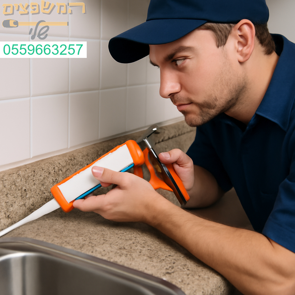 איטום מקצועי לרווח בין השיש לקרמיקה לביצוע נקי ועמיד לאורך זמן