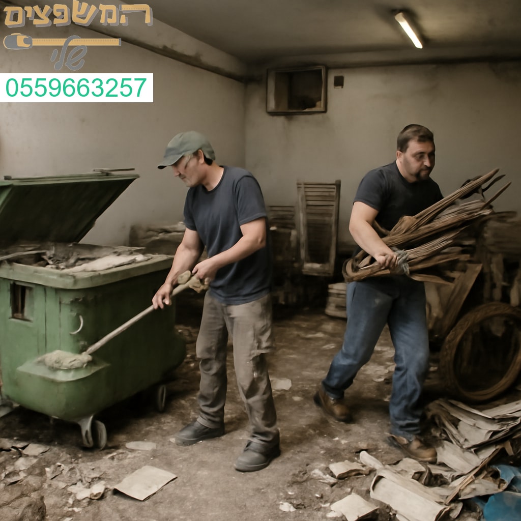 פינוי מקלטים מקצועי יסודי ומהיר להשגת סביבת חירום בטוחה ונקייה
