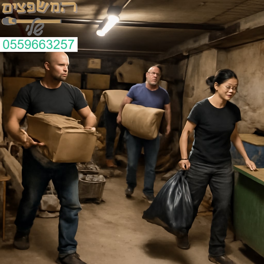 צוות מקצועי ומנוסה בפינוי מקלטים במהירות וביעילות