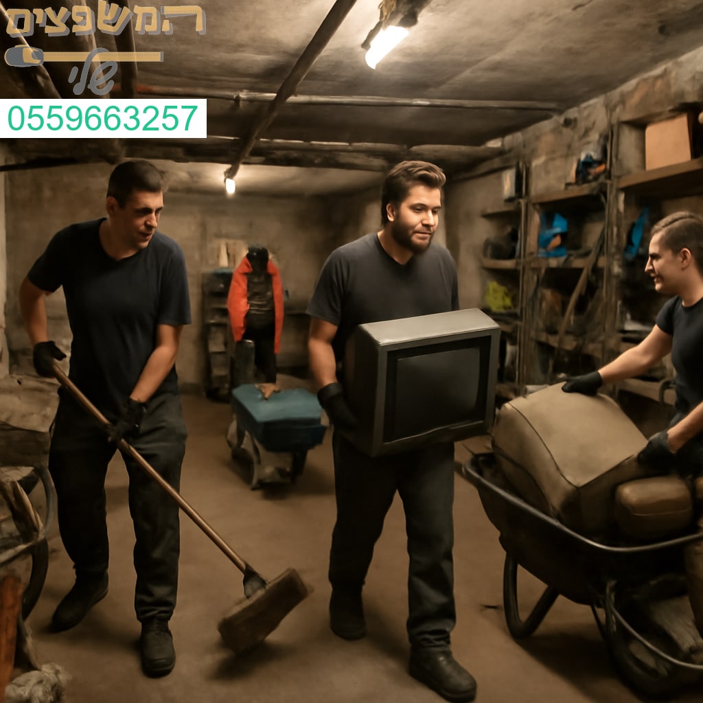 פינוי מקלטים מקצועי ביסודיות מהירות וניקיון ברמה הגבוהה ביותר