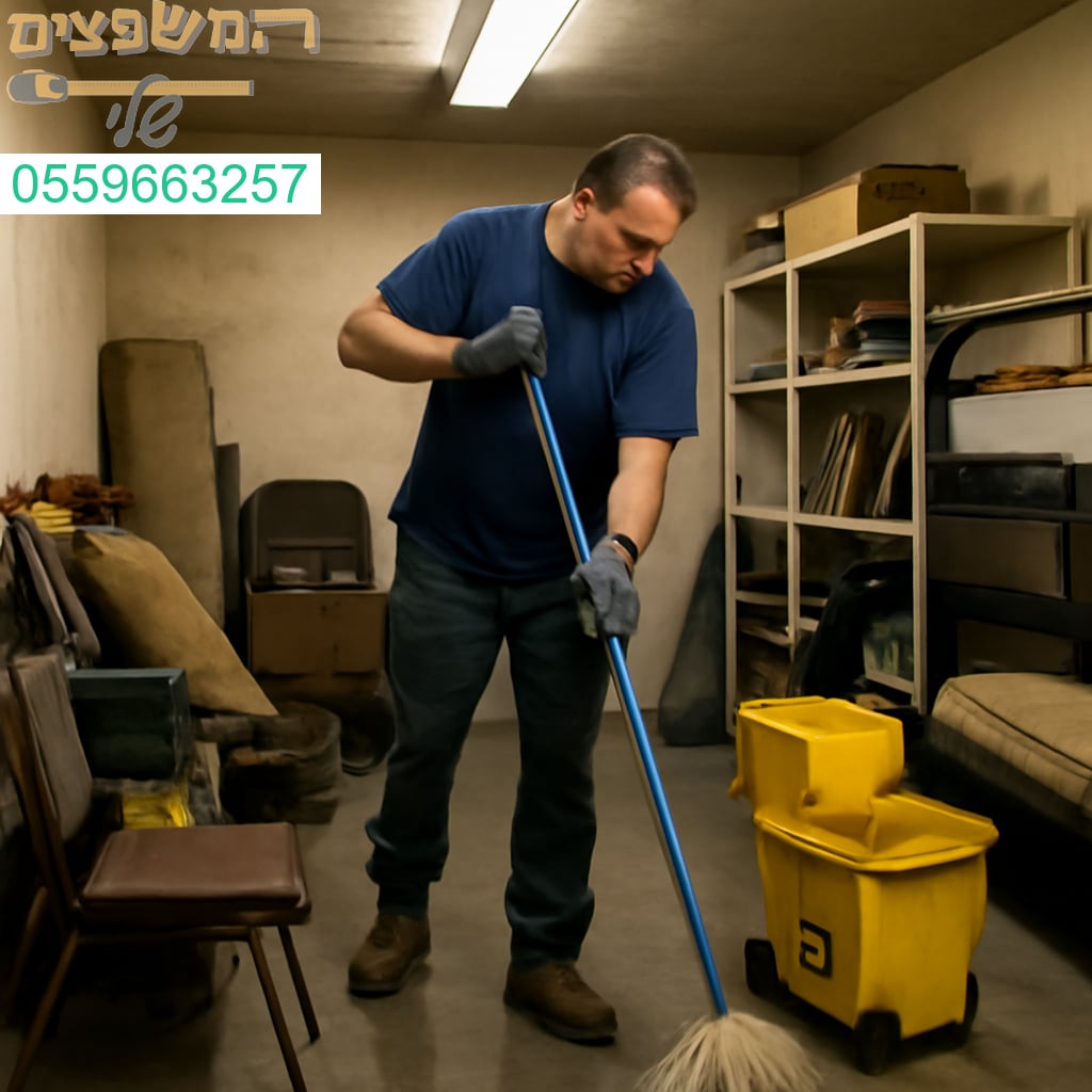 ניקיון מקצועי ויסודי למקלטים עם ציוד מתקדם וללא פשרות