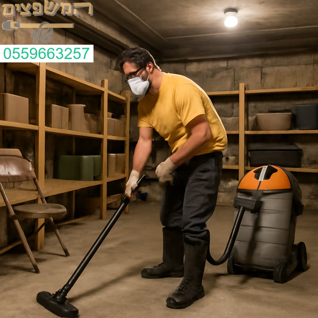 ניקוי מקלטים יסודי בסטנדרטים הגבוהים ביותר לאוויר נקי וסביבה בטוחה