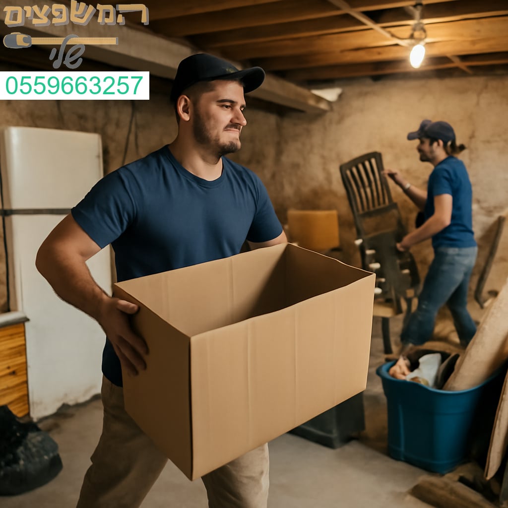 פינוי מרתף יסודי ביעילות מרבית עם צוות מקצועי ואדיב