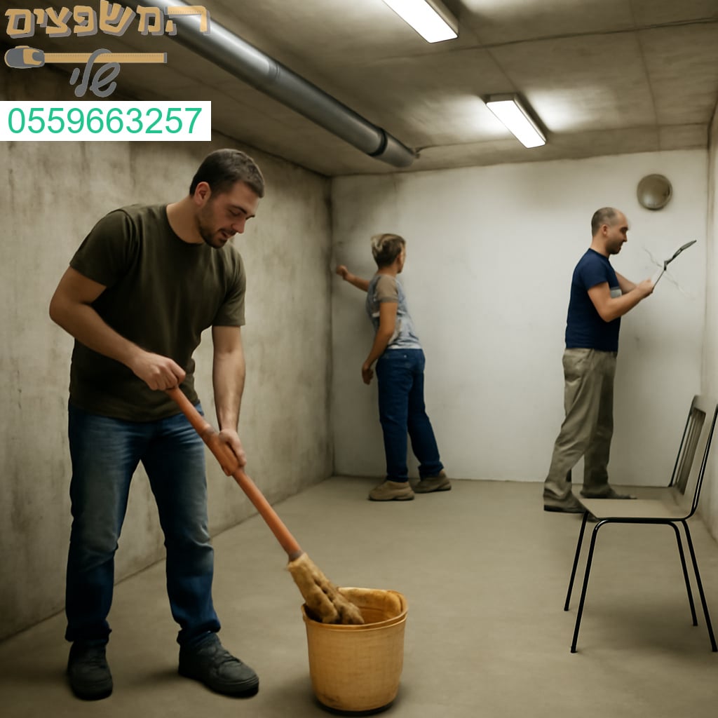 השמשת מקלטים ברמה הגבוהה ביותר עם דגש על ניקיון שיפוץ ובטיחות