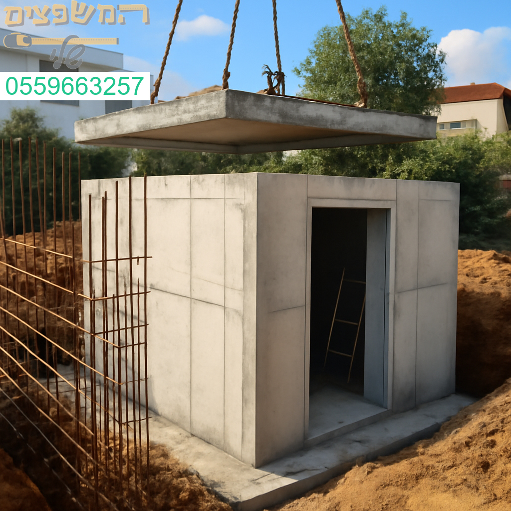 התקנת ממד יצוק באיכות גבוהה בשטח פרטי ברמת השרון עם הקפדה על תקנים וביצוע מקצועי