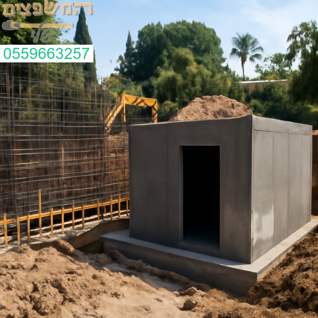 הקמת ממד בשלב מתקדם בכפר שמריהו עם הקפדה על איכות ביצוע בלתי מתפשרת