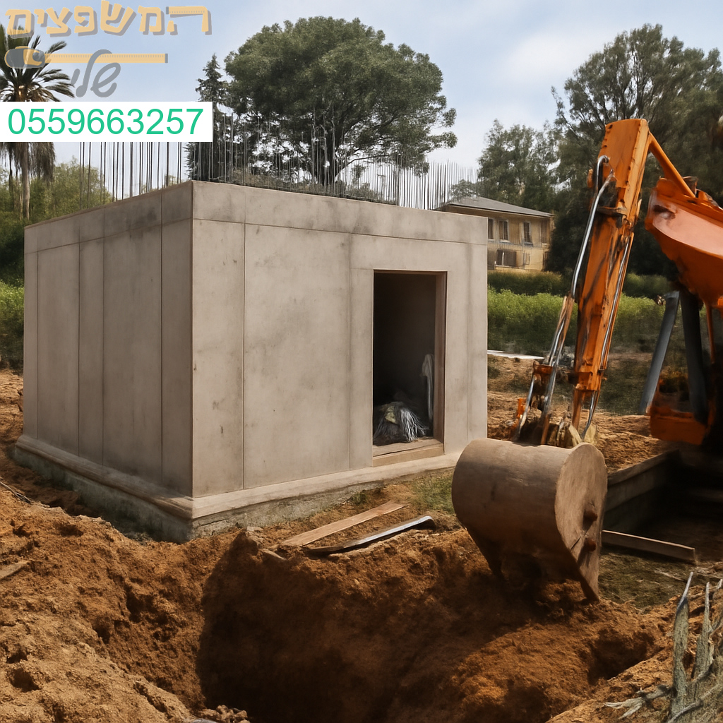 שלב הביצוע המתקדם בבניית ממד בכפר שמריהו עם הקפדה על תקנים ואיכות בלתי מתפשרת
