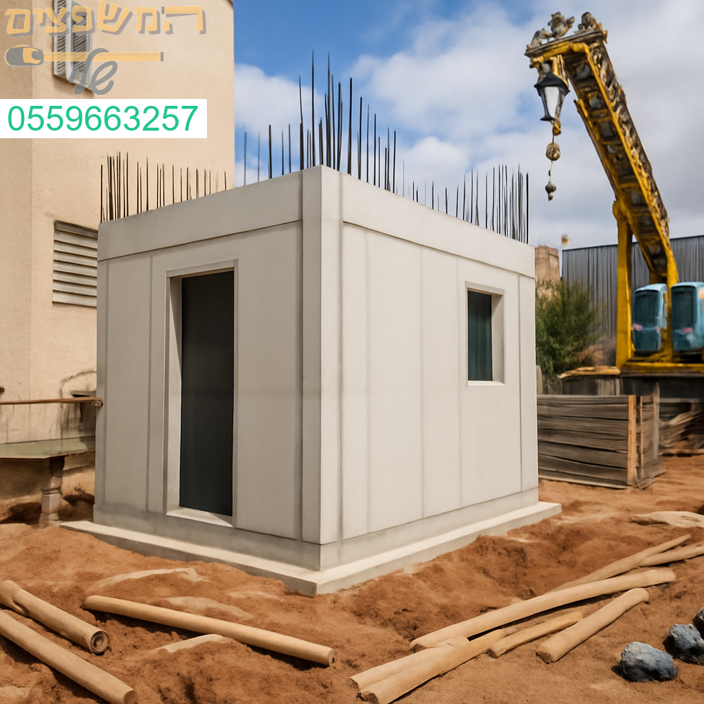 שלב מתקדם בבניית ממד איכותי ומודרני בשכונת מגורים ביבנה