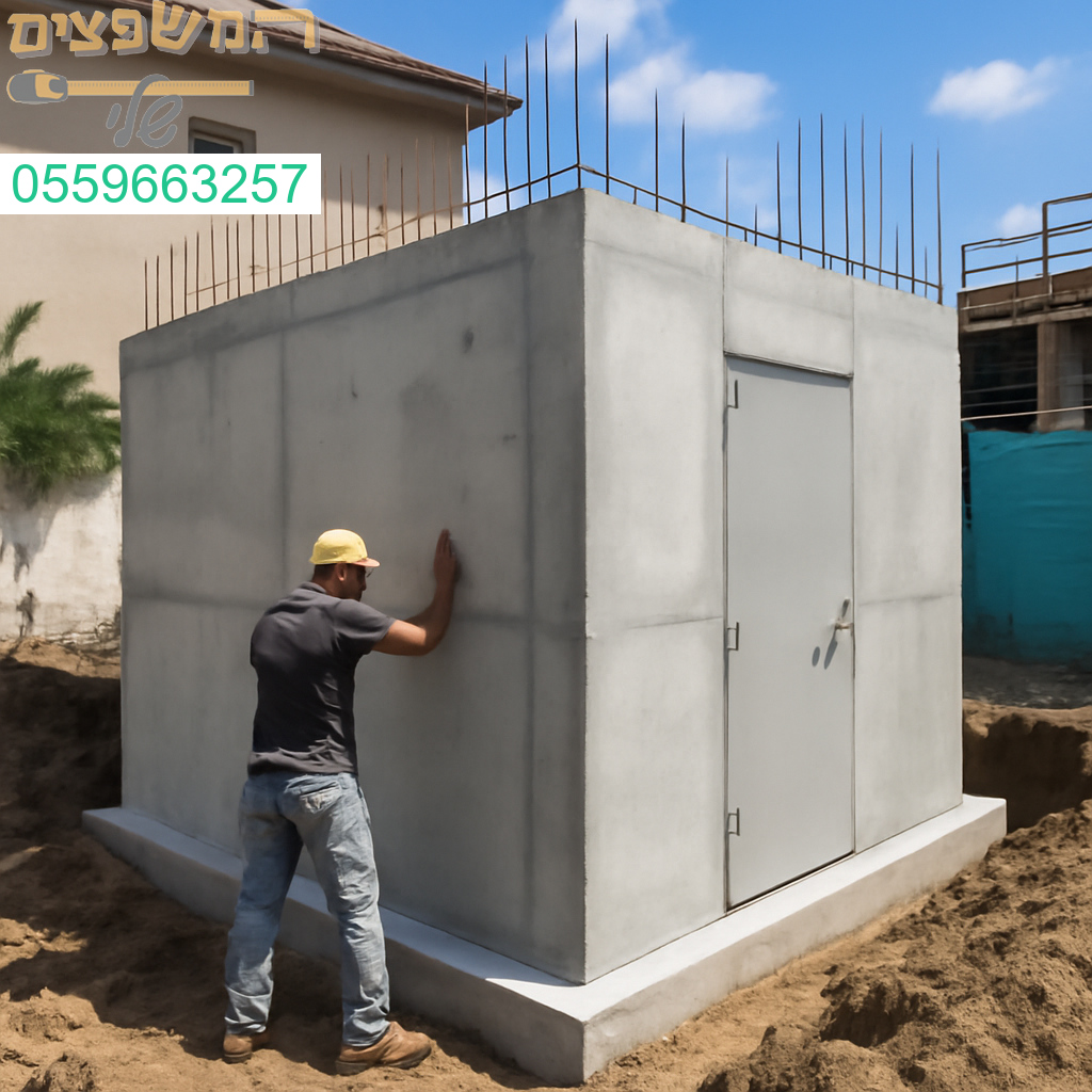ביצוע מקצועי של ממד באבן יהודה עם גימור ברמה הגבוהה ביותר לשקט וביטחון לאורך זמן