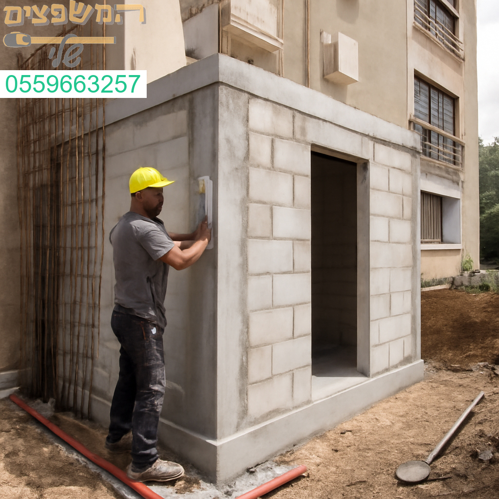 שלב מתקדם בבניית ממד איכותי ובטיחותי בחדרה על ידי צוות מקצועי ומנוסה