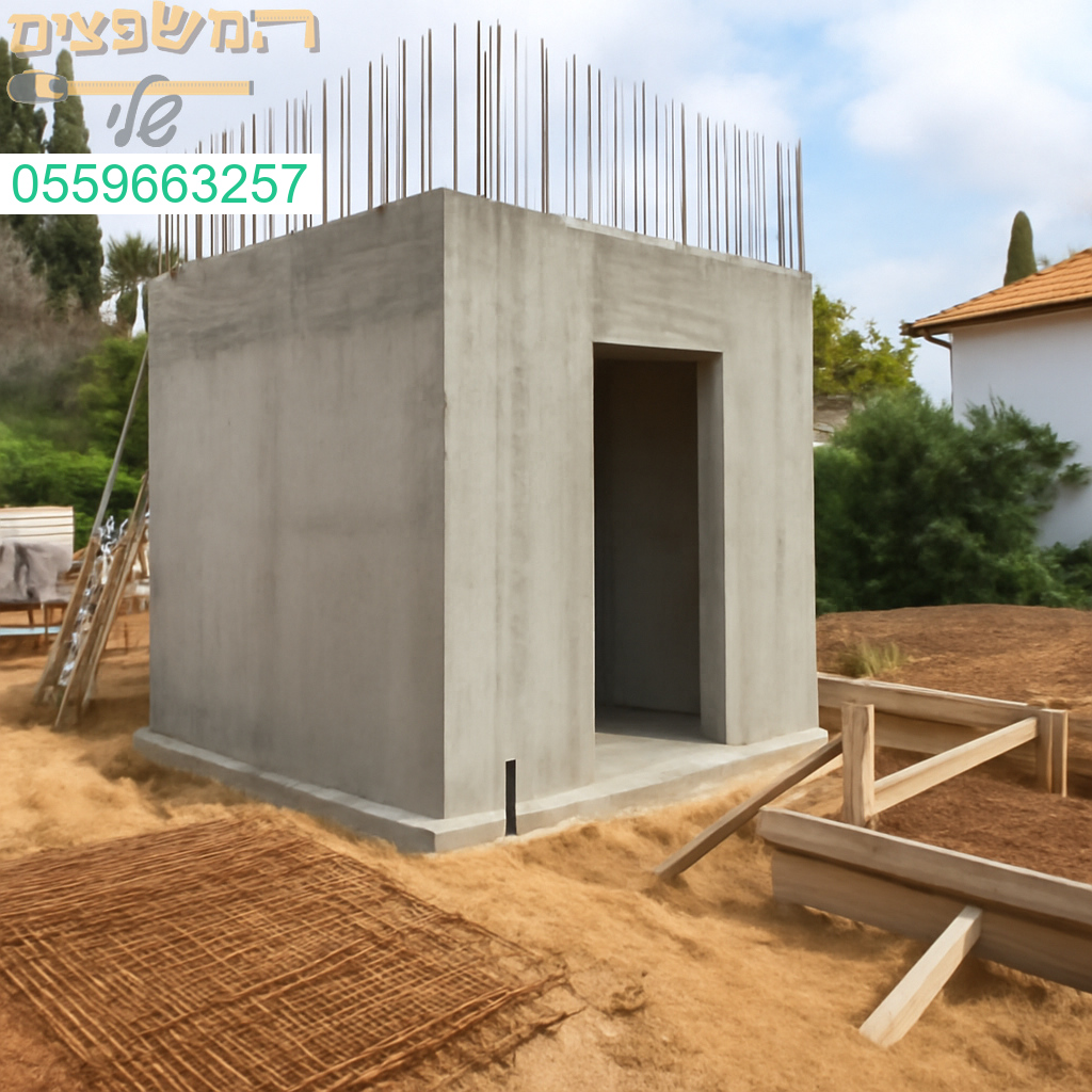 בניית ממד איכותית ויצוקה בפרדס חנה כרכור עם הקפדה על כל תקני הבטיחות והביצוע