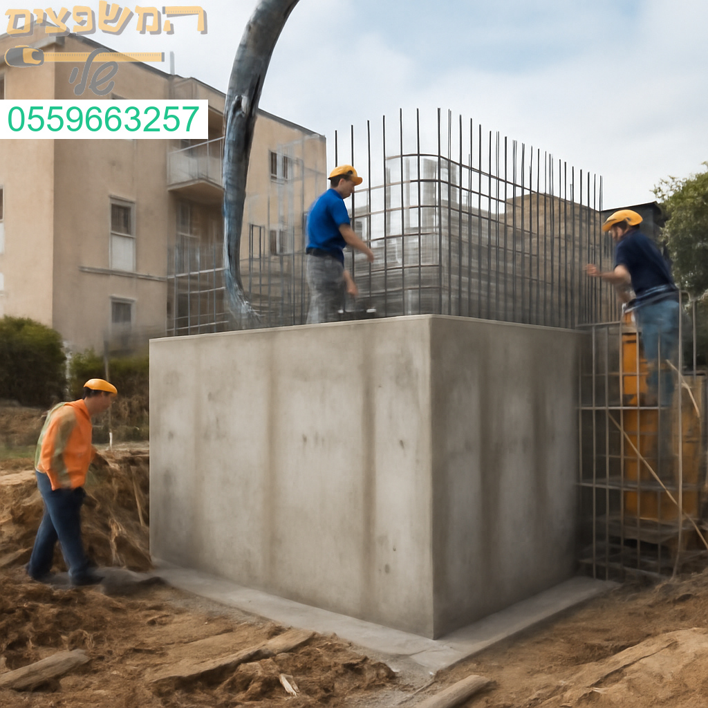 עבודת יציקה ובניית ממד בסטנדרטים הגבוהים ביותר בקריית מוצקין