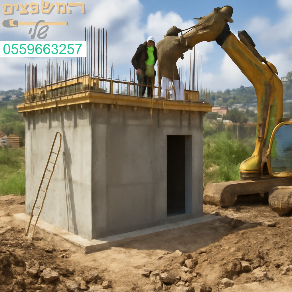 בנייה מקצועית של ממ״ד איכותי בנוף הגליל עם הקפדה על כל תקני הבטיחות והאיכות