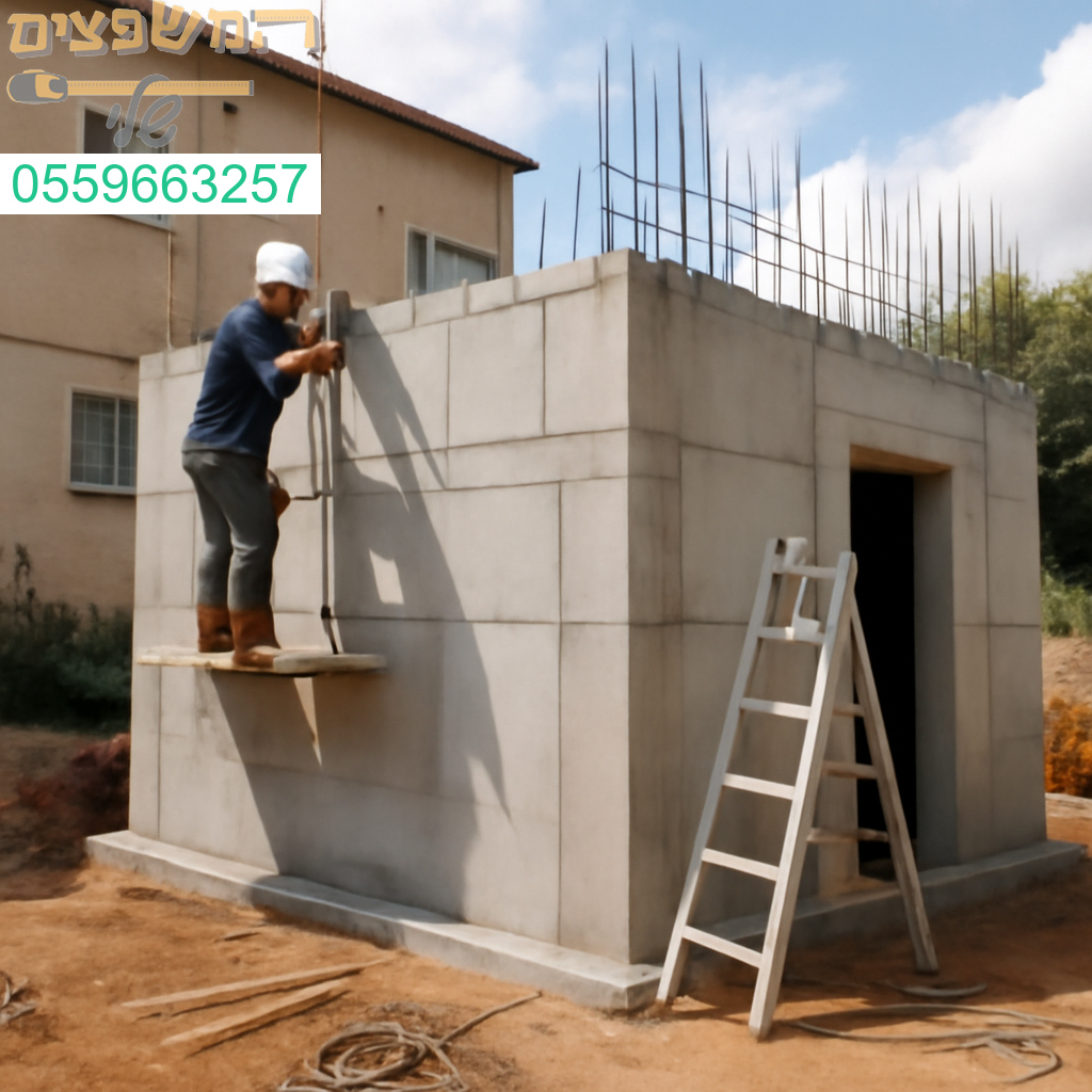 בניית ממד איכותית בקריית אתא ברמת גימור גבוהה ובסטנדרטים מחמירים לבטיחות מושלמת