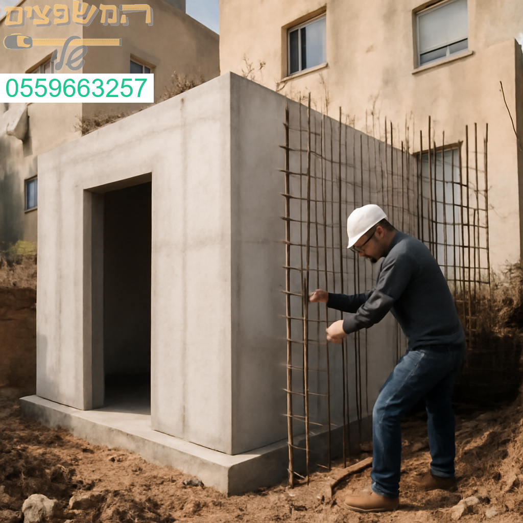 שלב הבניה המתקדם של ממד איכותי ומוגן בפרויקט ייחודי בנתניה