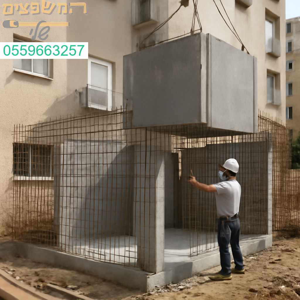 ביצוע מקצועי ומדויק של התקנת ממד בבניין מגורים בנתניה כחלק מחיזוק ושדרוג בטיחות הדיירים