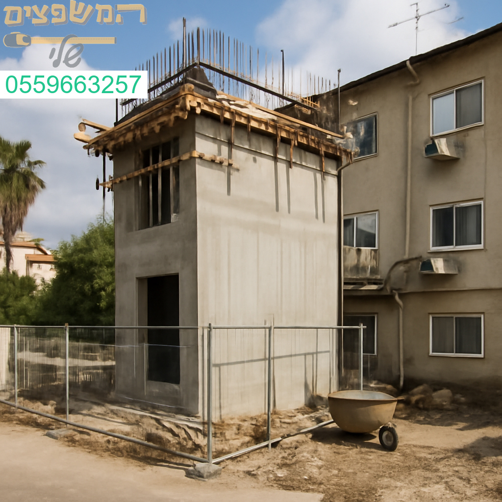שלב הבנייה המתקדם של ממד איכותי בקריית ביאליק מבוצע ברמת גימור גבוהה ועמידה בסטנדרטים מחמירים