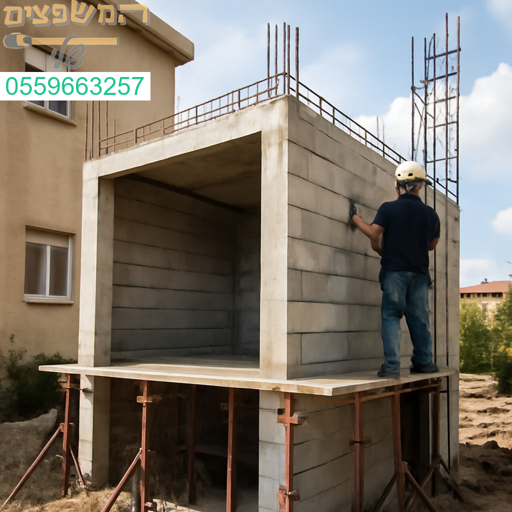 בניית ממד יצוק איכותי בקריית ביאליק על פי תקני הבטיחות המחמירים ביותר