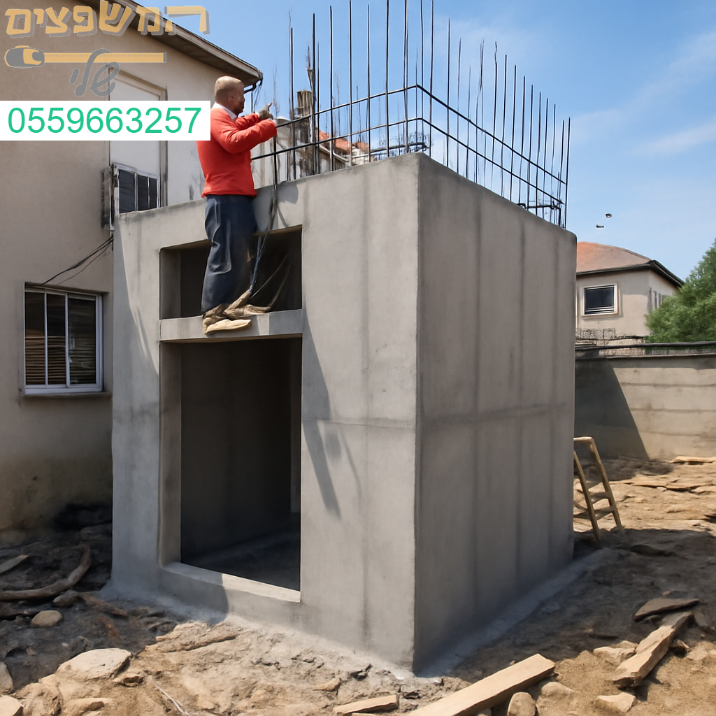 בניית ממד מבטון איכותי ברמלה ברמת גימור גבוהה ותכנון מוקפד לכל פרט