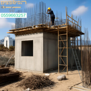 שלב מתקדם בבניית ממד בראש העין עם הקפדה על דיוק ואיכות ללא פשרות
