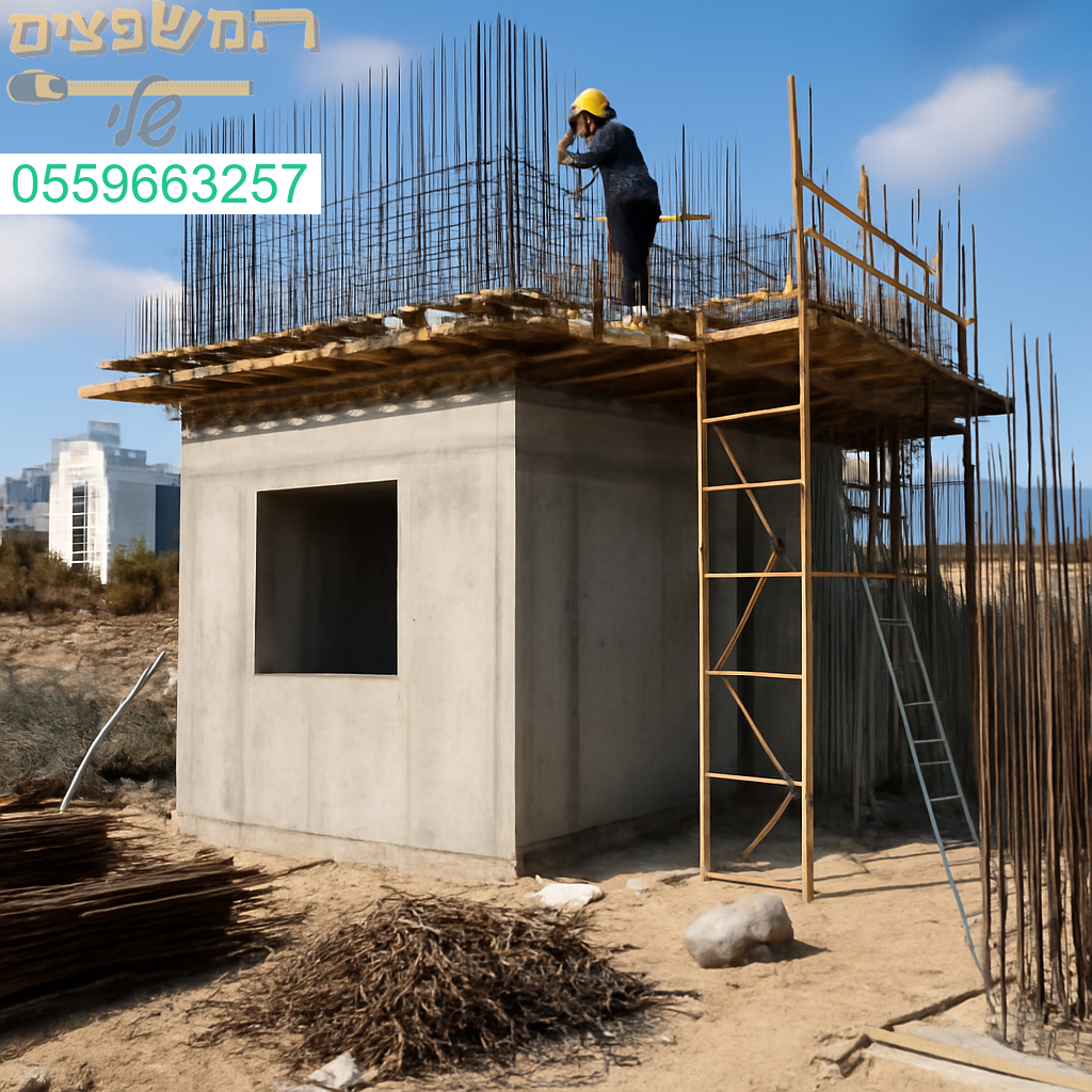 שלב מתקדם בבניית ממד בראש העין עם הקפדה על דיוק ואיכות ללא פשרות