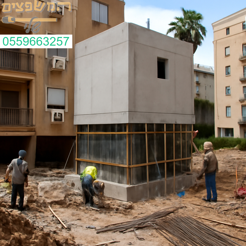 בנייה מתקדמת של ממד עמיד ובטיחותי בלב בת ים מבוצעת ברמת גימור גבוהה ובסטנדרטים מחמירים
