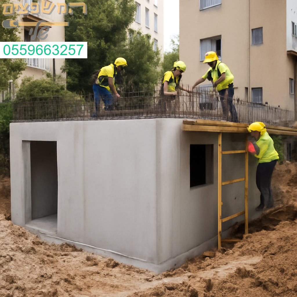 ביצוע מקצועי ואיכותי של ממד בפרויקט בנייה מתקדם בגבעתיים