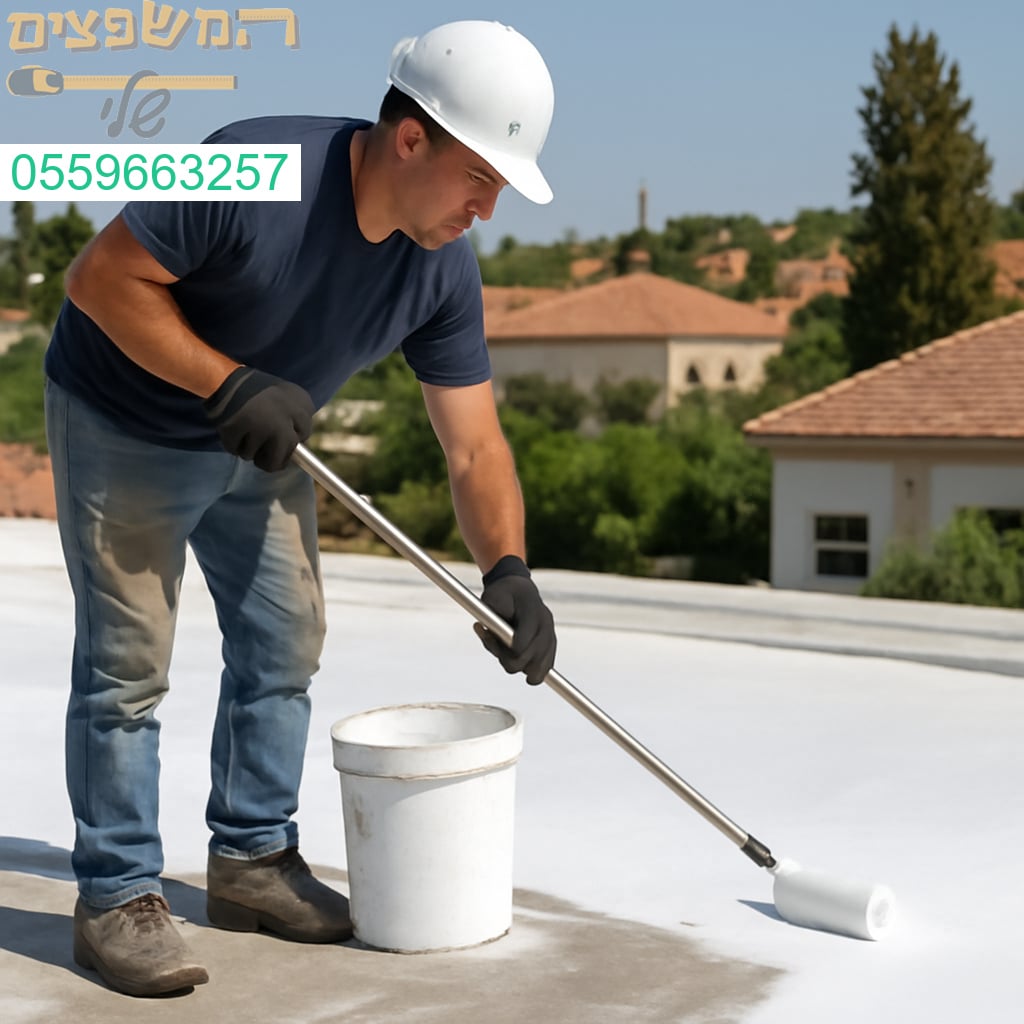 איטום גגות מקצועי באבן יהודה עם גימור מושלם ואחריות מלאה לעבודות איכות