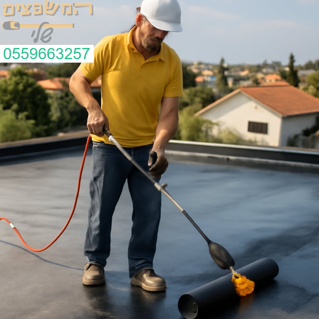 איטום גגות מקצועי ואמין בתל מונד עם תוצאות שמחזיקות לאורך זמן