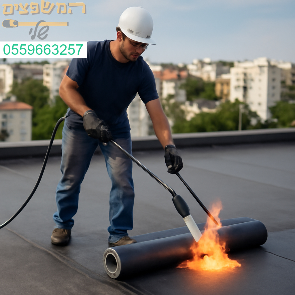 איטום גגות מקצועי בסטנדרט הגבוה ביותר עם קבלן מומלץ בנס ציונה