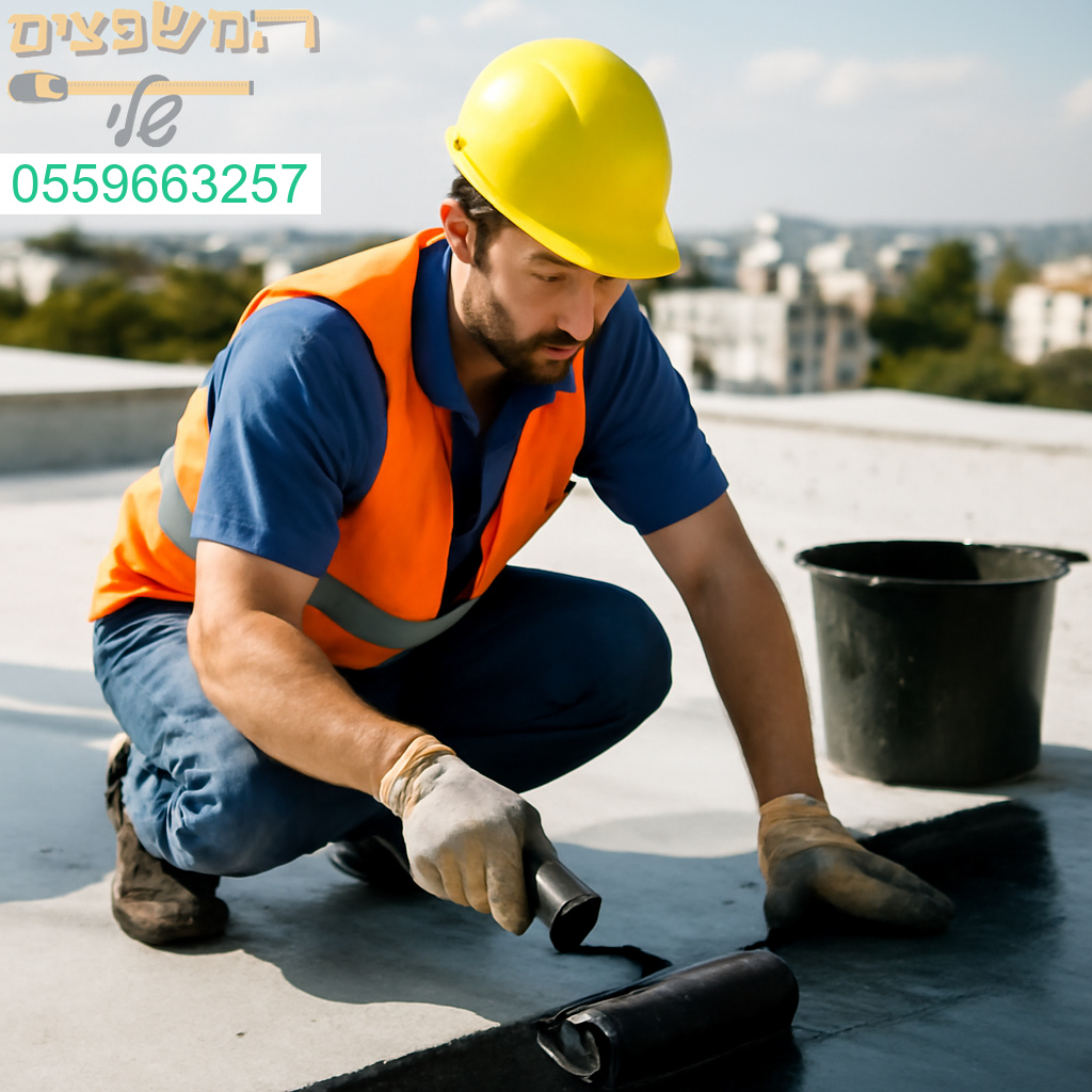 איטום גגות מקצועי בחדרה עם הקפדה על איכות עבודה ושימוש בחומרים המובילים בתחום