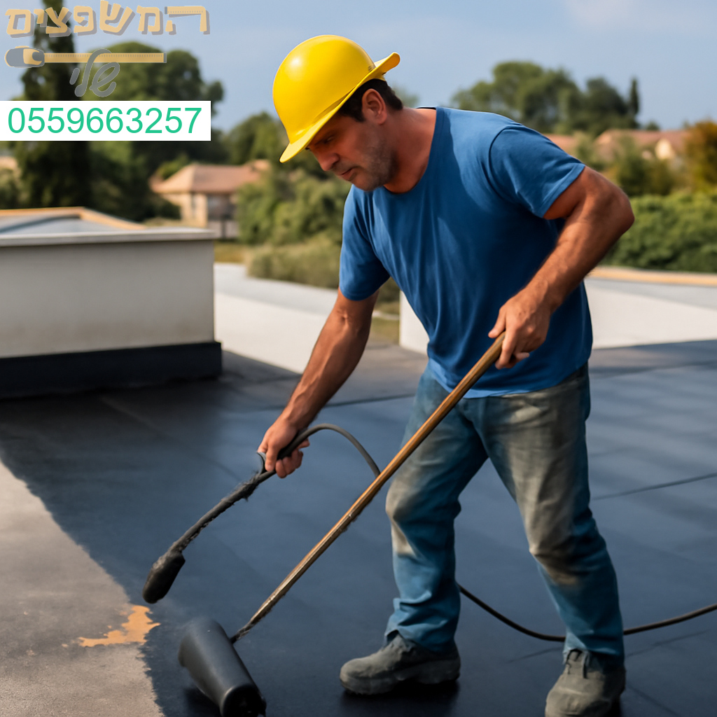 איטום גגות מקצועי ואמין בפרדס חנה כרכור עם הקפדה על פרטים ואחריות מלאה לעבודה