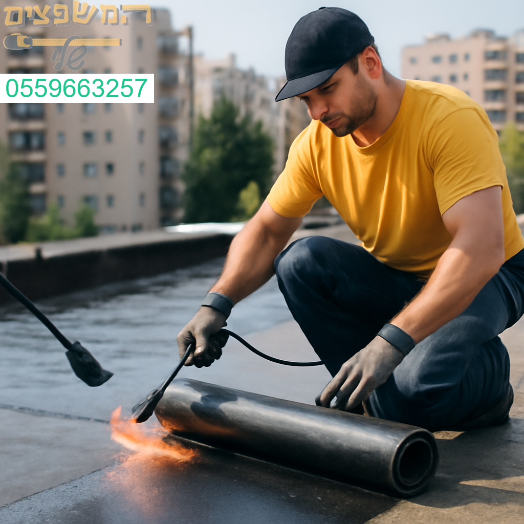 איטום גגות מקצועי בקריית מוצקין עם הקפדה על איכות גימור מקסימלית ושירות אמין לכל לקוח