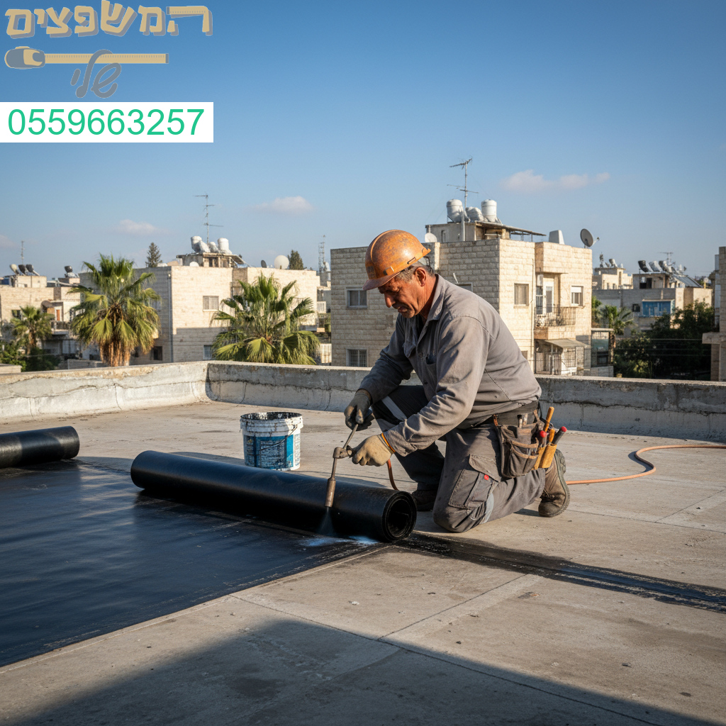 איטום גגות מקצועי ואמין בלוד עם הקפדה על איכות וחומרי גלם מהשורה הראשונה