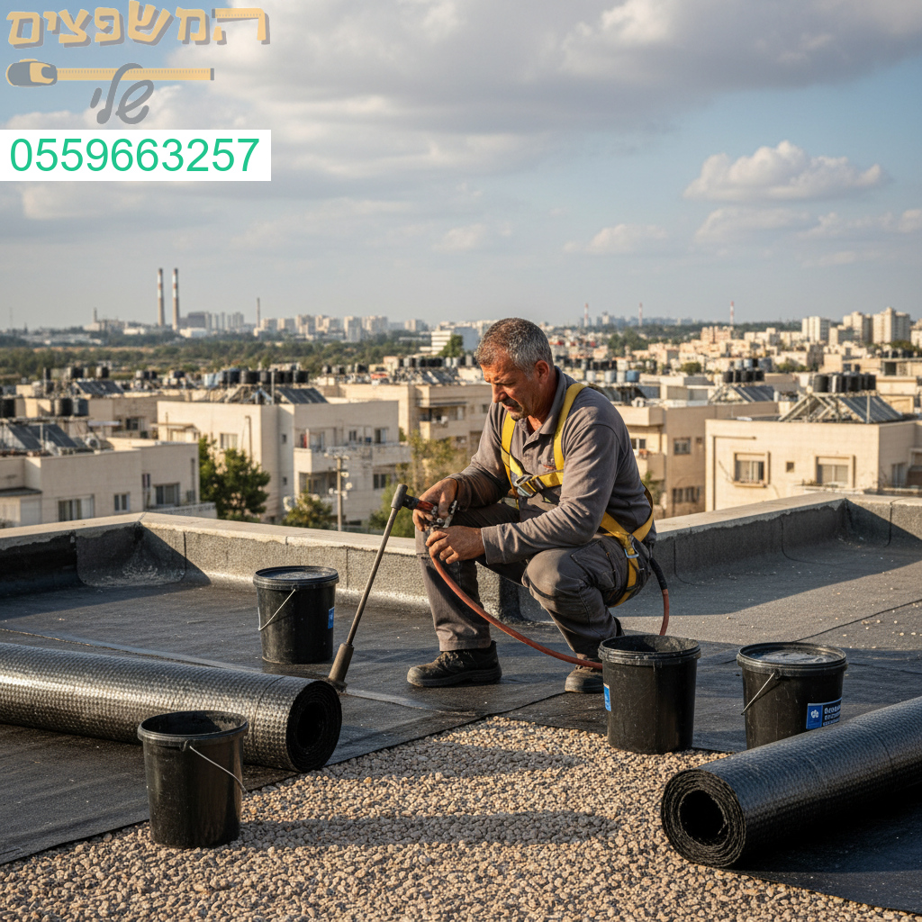 איטום מקצועי באחריות מלאה עם המומחים המובילים בקריית אתא