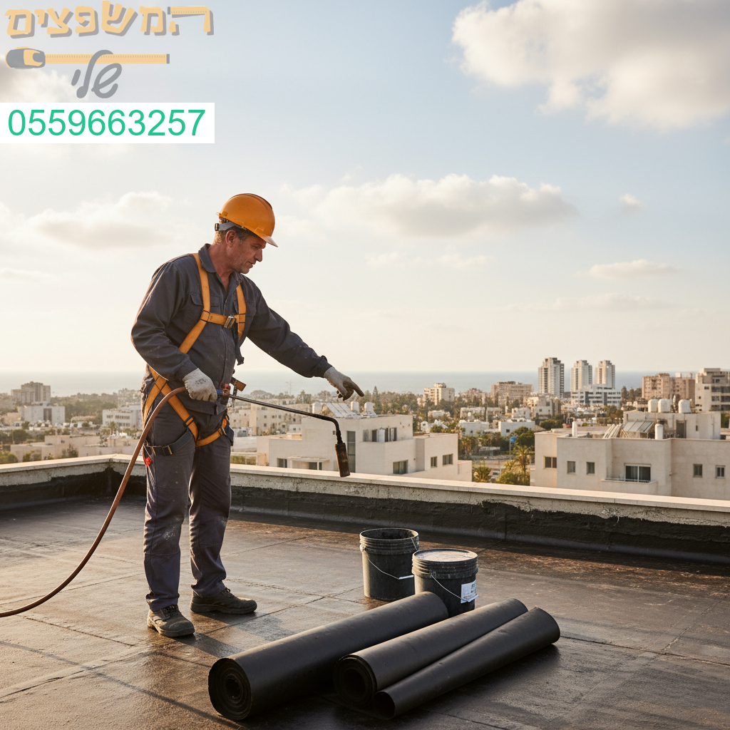 איטום גגות מקצועי בסטנדרטים הגבוהים ביותר עם מומחה מוביל בנתניה