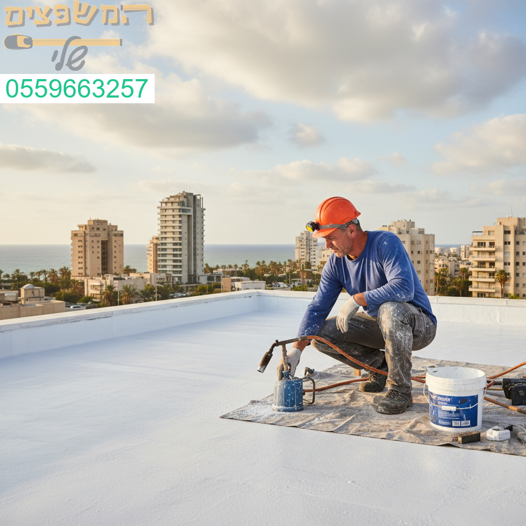איטום גגות מקצועי ואמין בסטנדרטים הגבוהים ביותר בנתניה עם תוצאה שמחזיקה לאורך זמן