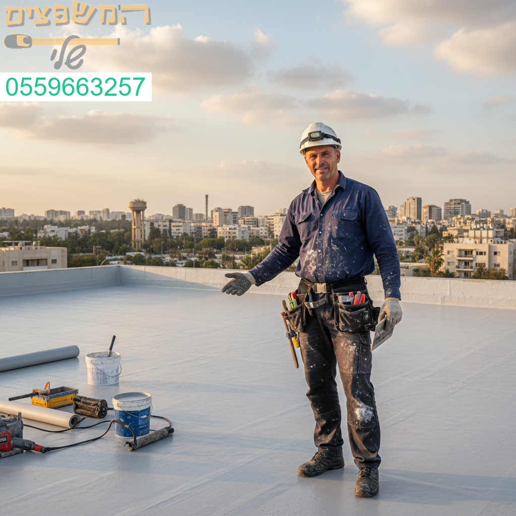 איטום מקצועי ואמין בגגות חולון עם צוות מומלץ וביצוע ברמה הגבוהה ביותר