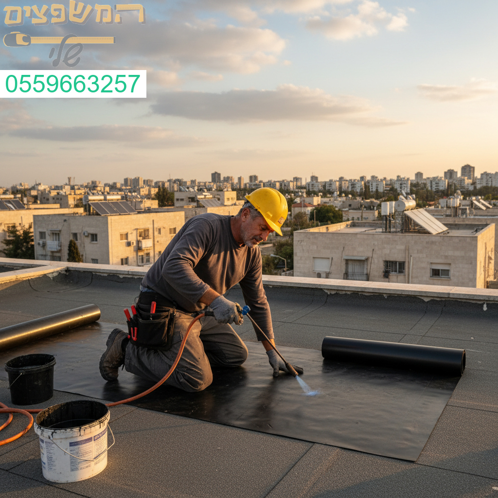 איטום מקצועי באחריות מלאה לבניינים בחולון עם צוות מומחים והקפדה על גימור מושלם