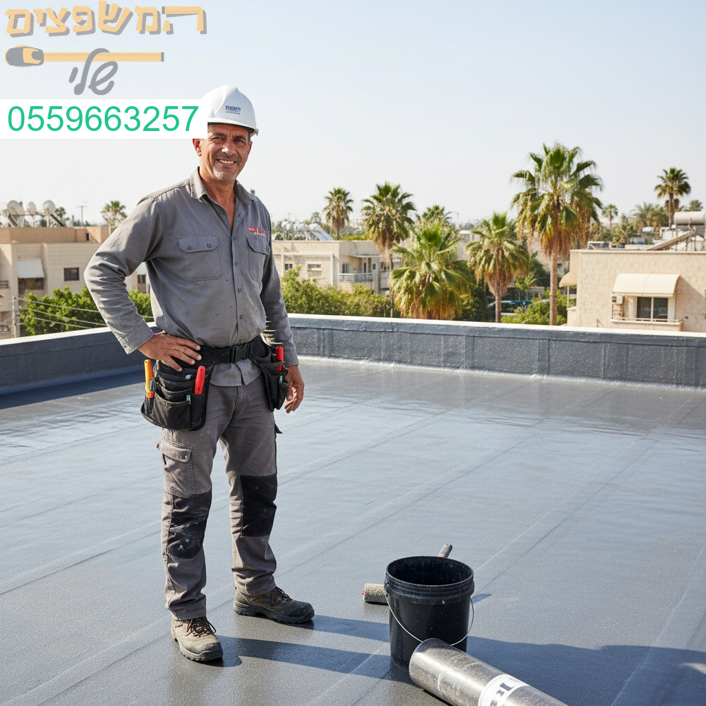 קבלן איטום גגות מקצועי ואמין בהוד השרון עם תוצאות איכותיות ושירות ללא פשרות