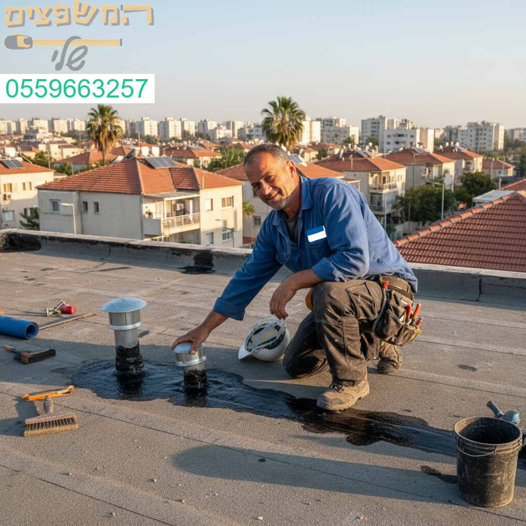 קבלן איטום גגות מקצועי בקריית ביאליק עם ניסיון איכות ושירות ללא פשרות