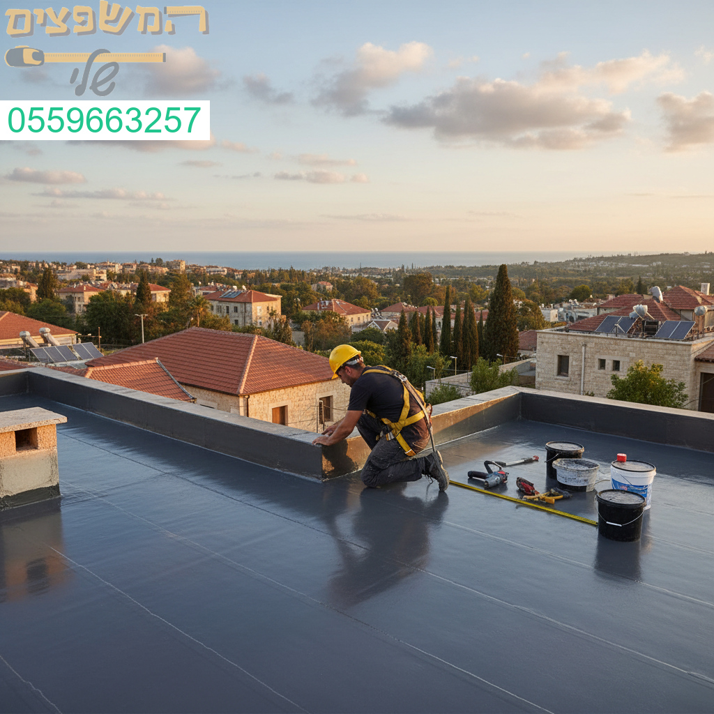 איטום גגות ברמה הגבוהה ביותר עם מומחה מוביל בזיכרון יעקב לעבודה מושלמת ואחריות מלאה